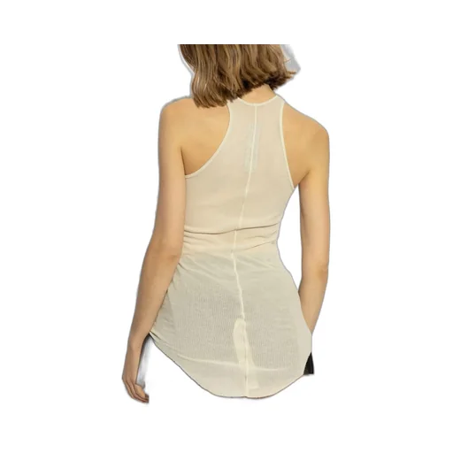 Rick Owens Hollywood Basic Ribbed Crewneck Tank Top