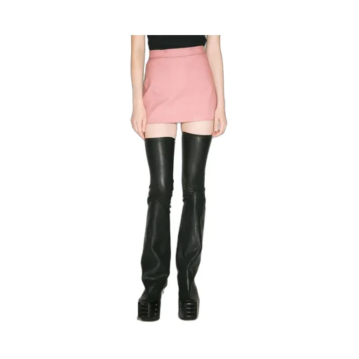 Rick Owens Coated Mini Skirt