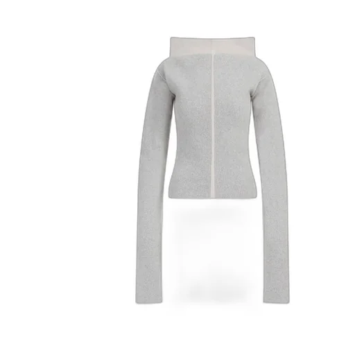 Rick Owens High-Neck Knitted Pullover