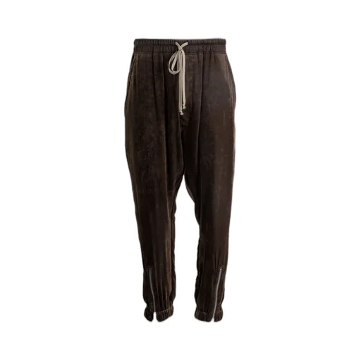 Rick Owens Drop-Crotch Drawstring Pants