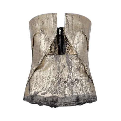 Rick Owens Prong-Detail Strapless Top