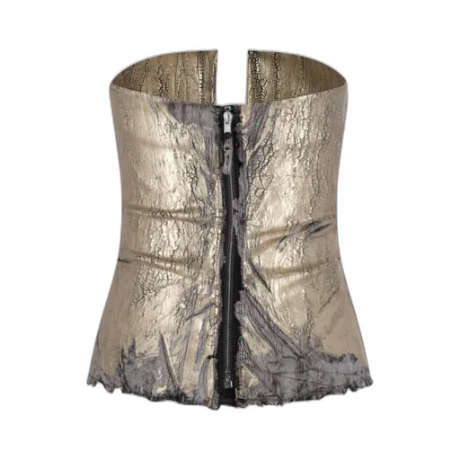 Rick Owens Prong-Detail Strapless Top