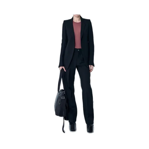 Rick Owens Extreme Soft Single Breasted Blazer
