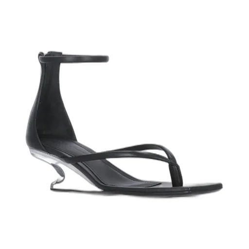 Rick Owens Open Toe Straped Sandals
