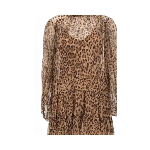 Rixo Animal Printed Anaya Dress