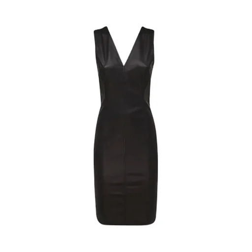 Rick Owens V-Neck Sleeveless Mini Dress