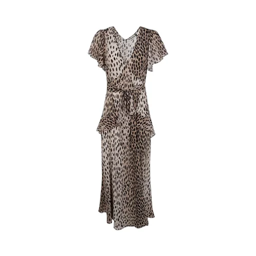 Rixo Evie Ruffled Maxi Dress