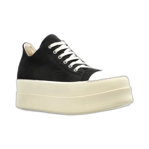 Rick Owens Drkshdw Round Toe Lace-Up Sneakers