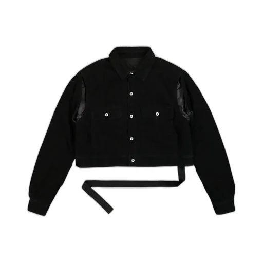 Rick Owens Drkshdw Cut Out Detailed Corduroy Shirt Jacket