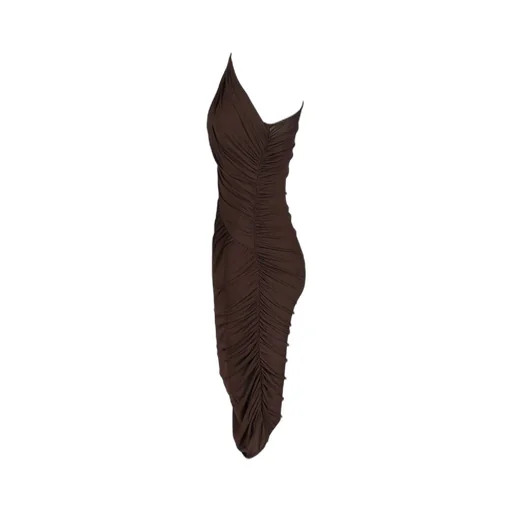 Rick Owens Lilies Amira Gathered Short Dress