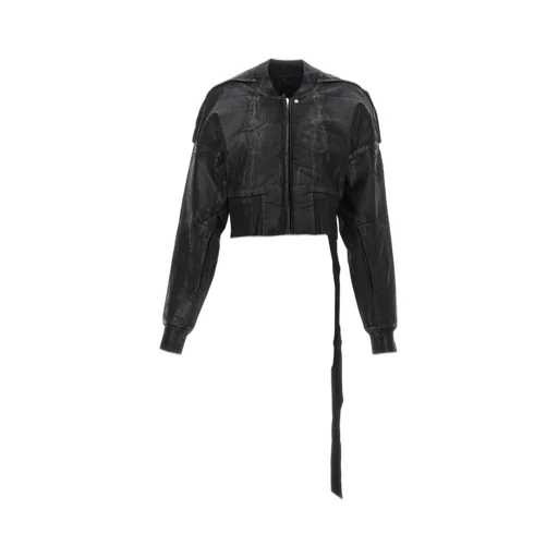 Rick Owens Drkshdw Cropped Zipped Bomber Jacket