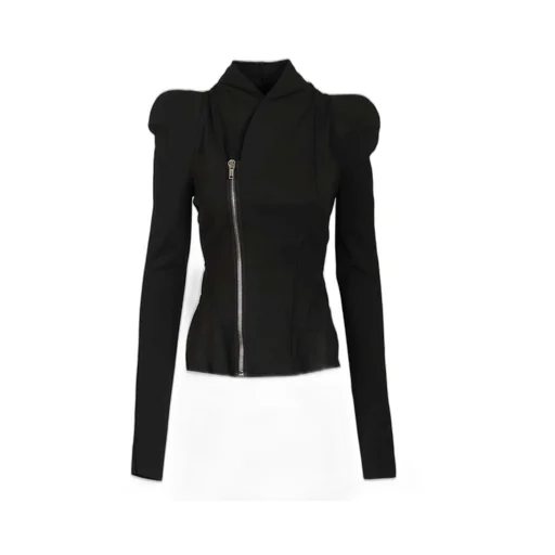 Rick Owens Lilies Princess Asymmetric Zip Jacket