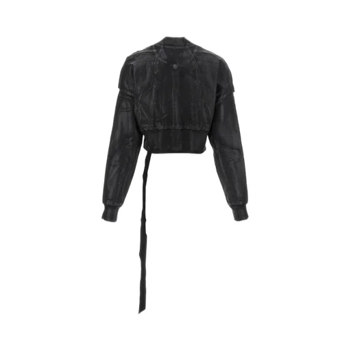 Rick Owens Drkshdw Cropped Zipped Bomber Jacket