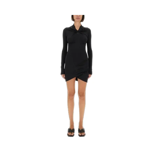 Rick Owens Lilies Asymmetric Long-Sleeved Dress