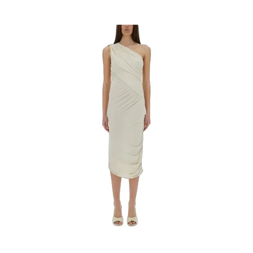 Rick Owens Lilies One-Shoulder Midi Dress