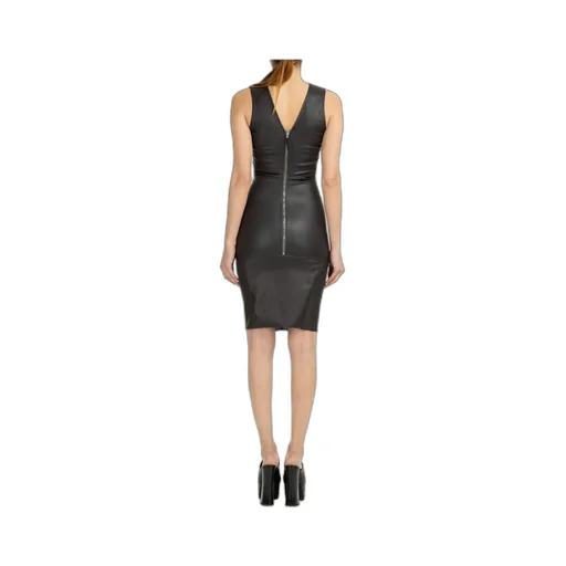 Rick Owens V-Neck Sleeveless Mini Dress