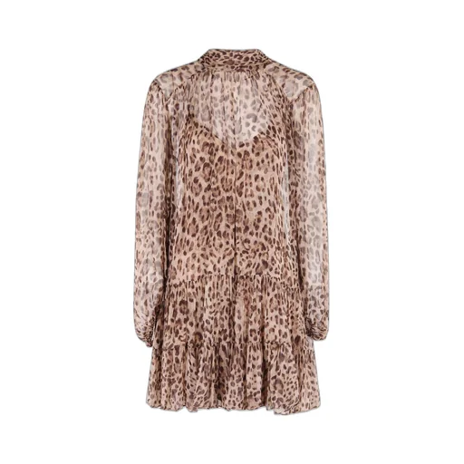 Rixo Animal Printed Anaya Dress