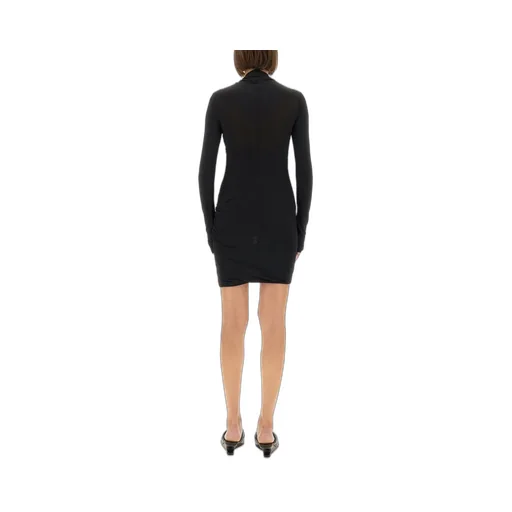 Rick Owens Lilies Asymmetric Long-Sleeved Dress