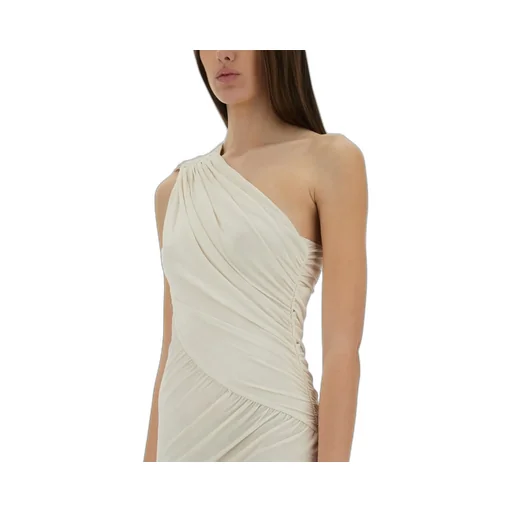 Rick Owens Lilies One-Shoulder Midi Dress