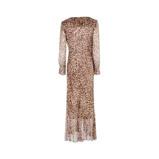 Rixo Animal Printed Grayce Long Dress