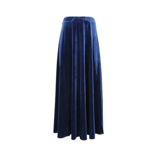 Riviera Cashmere Velvet Maxi Skirt