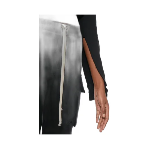 Rick Owens Drkshdw Eyelet-Embellished Cropped Crewneck Sweatshirt