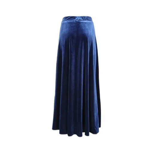 Riviera Cashmere Velvet Maxi Skirt