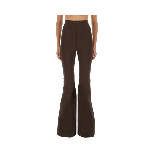 Rick Owens Lilies Mid-Rise Flared-Leg Pants