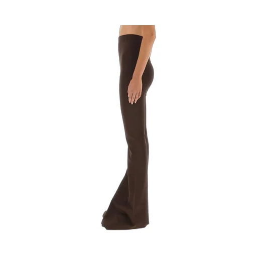 Rick Owens Lilies Mid-Rise Flared-Leg Pants