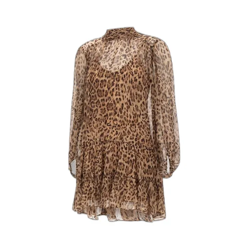 Rixo Animal Printed Anaya Dress