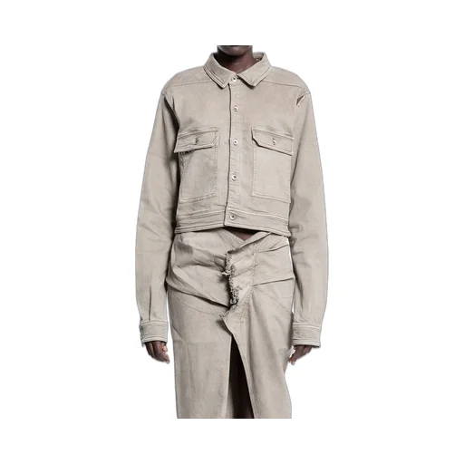 Rick Owens Drkshdw Cape Sleeved Denim Jacket
