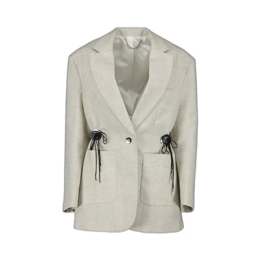 Rabanne Single-Breasted Tailored Blazer