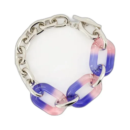 Rabanne Xl Link Oversized Tie Dye Necklace