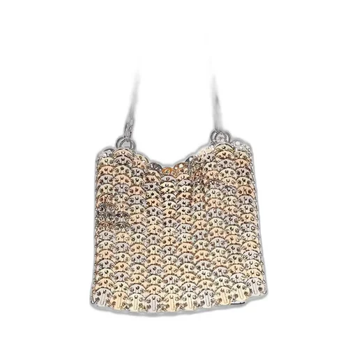 Rabanne Tricolour Chain Shoulder Bag