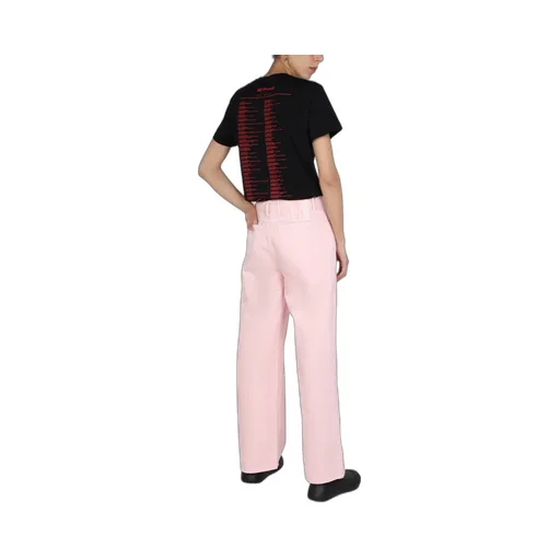 Raf Simons Relaxed Fit Wide Leg Jeans