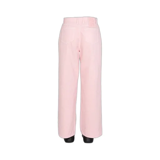 Raf Simons Relaxed Fit Wide Leg Jeans