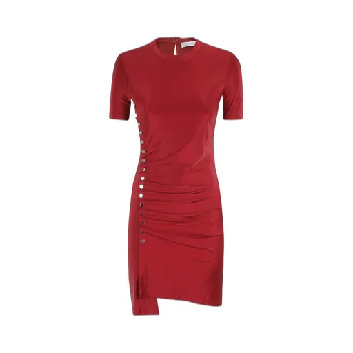 Rabanne Draped Short Sleeve Mini Dress