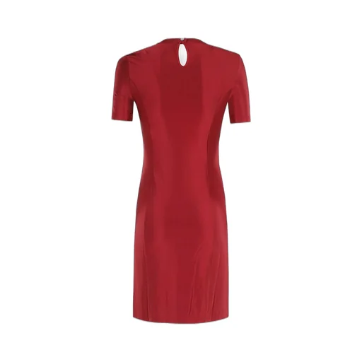 Rabanne Draped Short Sleeve Mini Dress