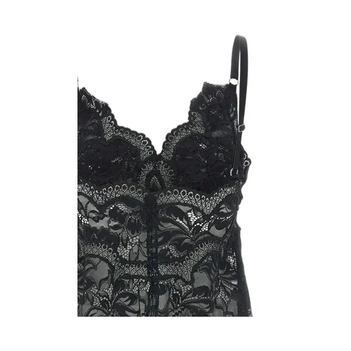 Rabanne V-Neck Sleeveless Lace Top