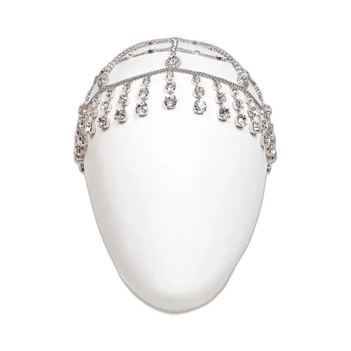 Rabanne Crystal Fringe Headpiece