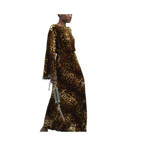 Roberto Cavalli Beaded Velvet Dress