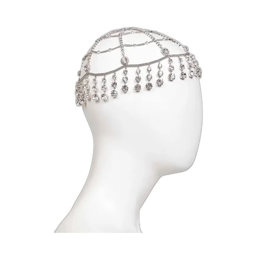 Rabanne Crystal Fringe Headpiece