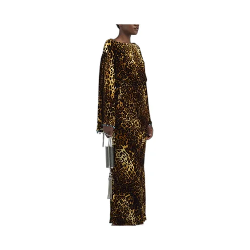 Roberto Cavalli Beaded Velvet Dress