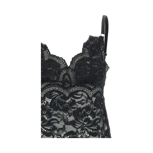 Rabanne V-Neck Sleeveless Lace Top