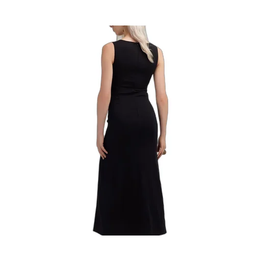 Roberto Cavalli Double-Slit Midi Dress