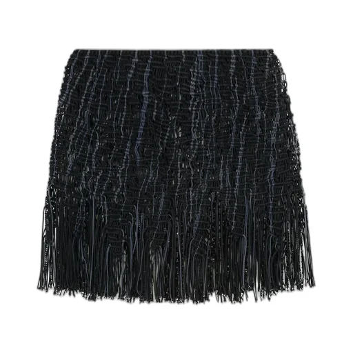 Roberta Einer Element Fringed Mini Skirt