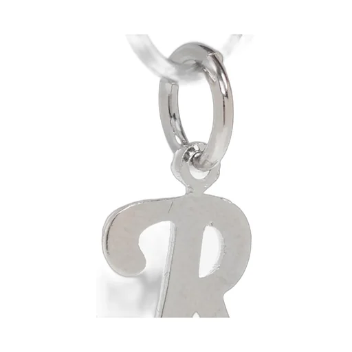 Raf Simons Logo-Charm Hoop Designed Earrings