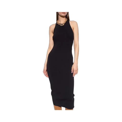 Rag & Bone Ribbed-Knit Slim Cut Midi Dress