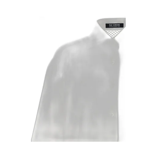 Raf Simons Mesh Detailed Buttoned Shirt