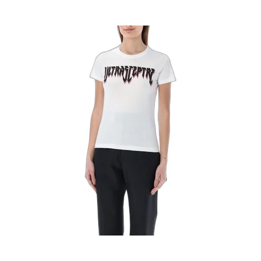 Raf Simons Slogan Print Crewneck T-Shirt